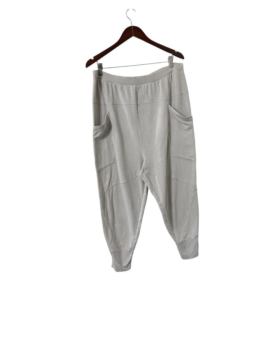 ANTHROPOLOGIE Daily Practice Gray Relaxed Joggers Sweatpants - Picture 3 of 7